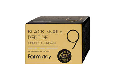 Veido kremas FARMSTAY Black Snail & Peptide, 55 ml - 2
