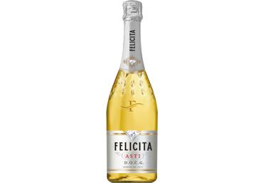 Saldus rūšinis putojantis vynas FELICITA Asti DOCG 7%, 750 ml                                           