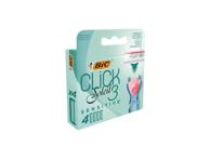 Moteriško skustuvo galvutės BIC CLICK3SOLEIL SENSIT., 4 vnt.