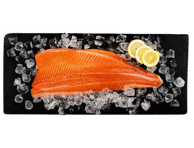 Šviežia upėtakio filė (lot. Oncorhynchus mykiss), su oda, 1 kg