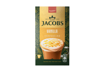 Tirpiosios kavos gėrimas JACOBS CAPPUCCINO VANILLA, 96 g - 1