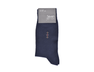 Vyr. kojinės SEVEN LEMON, dydis 46-48, tams. mėlynos, 1 pora, 1 vnt.