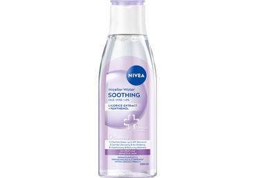 NIVEA raminantis micelinis vanduo su aminorūgštimi ir dekspantenoliu jautriai odai, 200 ml
