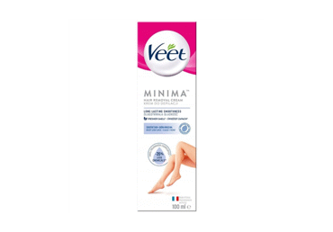 Depiliavimo kremas „VEET MINIMA“, skirtas jautriai odai, 100 ml.