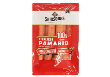 Virtos PAMARIO PIENIŠKOS dešrelės SAMSONAS, a. r., 260 g