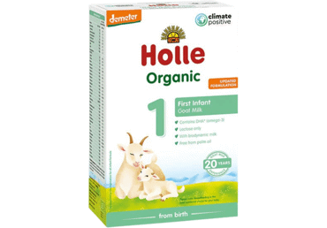 Ožkų pieno mišinys HOLLE kūdikiams nuo gimimo, 400 g