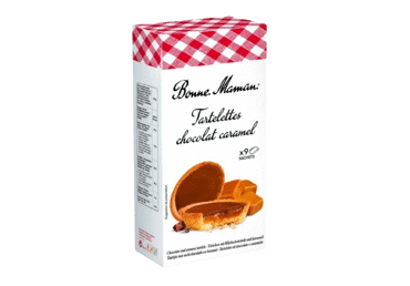 Tartaletės BONNE MAMAN su šokolado ir karamelės įdaru, 135 g