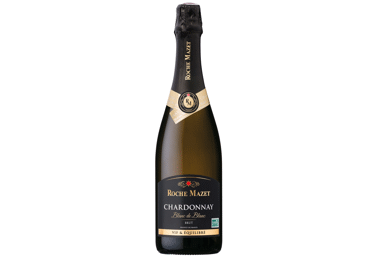 Putojantis baltasis sausas vynas ROCHE MAZET CHARDONNAY, 750 ml