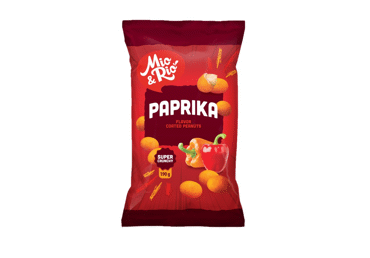 Žemės riešutai apvalkale MIO&RIO, paprikų skonio, 190 g