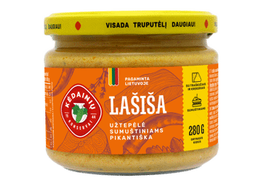 KĖDAINIŲ pikantiška lašišos užtepėlė sumuštiniams, 280 g