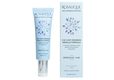 Kremas ROSALIQUE raustančiai veido, kaklo, dekolte odai 3IN1 ANTI-REDNESS, 30 ml - 2