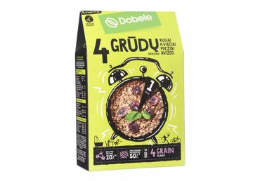 4 grūdų dribsniai DOBELE, 500 g