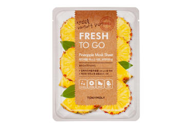 TONYMOLY Fresh To Go Pineapple Mask Sheet Lakštinė veido kaukė, 20 g