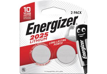 Ličio baterijos ENERGIZER CR2025, 2 vnt.