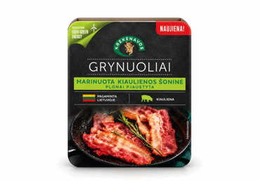 Marinuota kiaulienos šoninė GRYNUOLIAI, 400 g