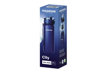 Filtravimo butelis mėlynas AQUAPHOR City, 650 ml - 1