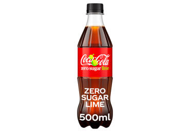 Gazuotas gėrimas COCA-COLA Zero Laimo, 500 ml, depozitnė tar, 500 ml