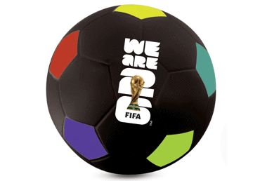Antistresinis kamuoliukas FIFA World Cup violetinis - 2