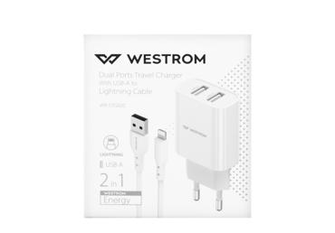 Sieninis įkroviklis\ USB-A to Iphone WESTROM
