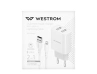 Sieninis įkroviklis\ USB-A to Iphone WESTROM