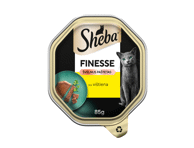 Konservuotas kačių ėdalas SHEBA FINESSE su vištiena, 85 g
