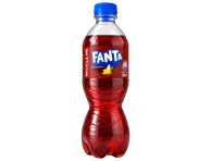 Gazuotas bananų ir šokolado skonio gaivusis gėrimas FANTA, 500 ml