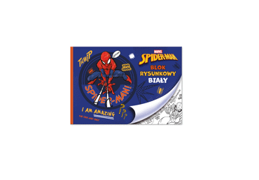 Piešimo bloknotas SPIDERMAN, A4, 20 lapų, 2 dizainai - 1