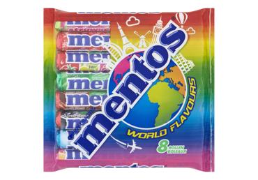 Kramtomieji saldainiai WORLD FLAVOURS MENTOS, 8 vnt., 300 g
