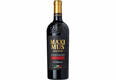 Raudonasis pusiau sausas vynas MAXIMUS NEGROAMARO ZINFANDEL, 750 ml