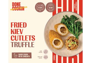 Šaldytas KIJEVO kotletas DONE COOKIN su trumų įdaru, 260 g