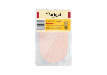 Karštai rūkyta vištienos dešra PORMET (griežinėliai), I r., 100 g