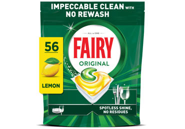Automatinių indaplovių kapsulės FAIRY Ain1 Lemon, 56vnt