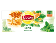 Žolelių arbata LIPTON CITRUS MINT, 26 g
