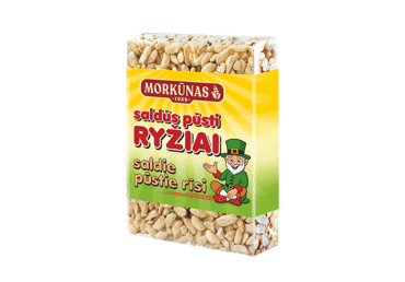Saldūs pūsti ryžiai MORKŪNAS, 27 g - 1