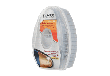 Silikoninė kempinėlė su dozatoriumi, bespalvė SILVER, 6 ml