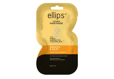 Plaukų kaukė Ellips Smooth & Silky Pro-Keratin Complex, 18 g