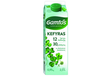 GAMTOS kefyras, 2,5 % rieb., 950 g