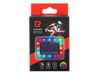 Galinis dviračio žibintas CORUBA, RAINBOW