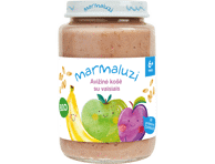 KOŠĖ Eko Bananų, slyvų, obuolių, avižų - 6 mėn 0.19/190g MARMALUZI