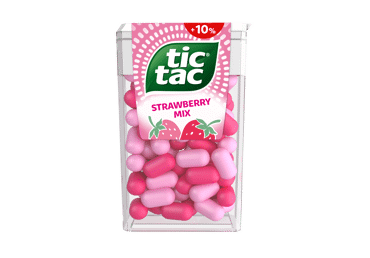 Saldainiai TIC TAC, braškių skonio, 54 g