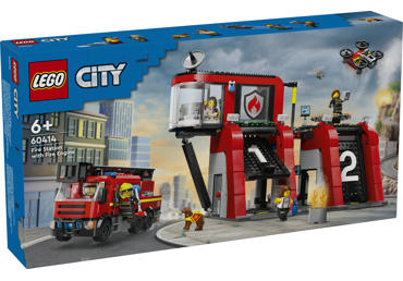LEGO® City Gaisrinė su ugniagesių sunkvežimiu 60414