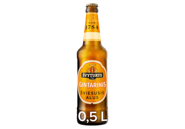 ŠVYTURIO GINTARINIS alus, 500 ml