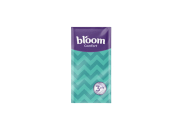 Vienkartinės nosinaitės BLOOM COMFORT, 3 sl., 1vnt. - 3