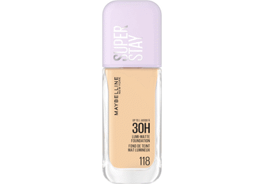 Maybelline New York Super Stay Lumi Matte makiažo pagrindas, 118