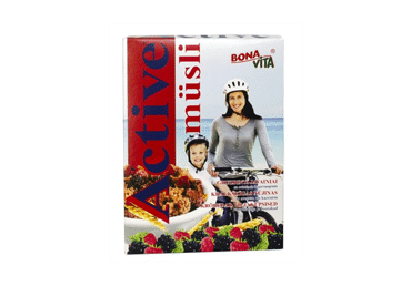 Gruzdinti javainiai ACTIVE su avietėmis ir gervuogėmis, 400 g Gruzdinti javainiai ACTIVE su avietėmis ir gervuogėmis, 400 g