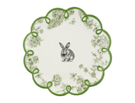 Lėkštė AURORA Lace Rabbit 23 cm
