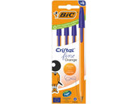 Rašiklis BIC ORANGE FINE, mėlyna sp, 4 vnt.