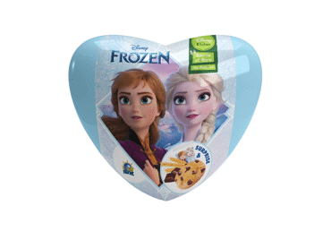 Širdelės formos staigmena su sausainiu FROZEN, 5.5 g
