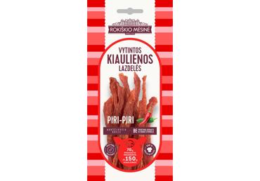 Vytintos kiaulienos lazdelės PIRI-PIRI, aštrios, a. r., 70 g