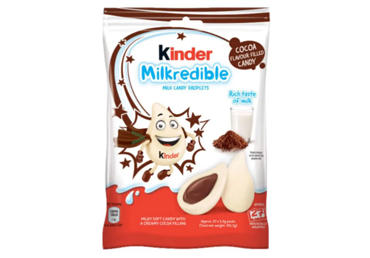 Saldainiai KINDER Milkredible Cacao, 46.8 g